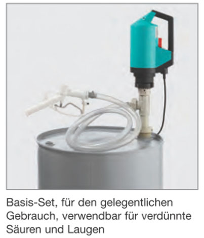 Elektrische IBC-Pumpe Basis-Set für Chemikalien