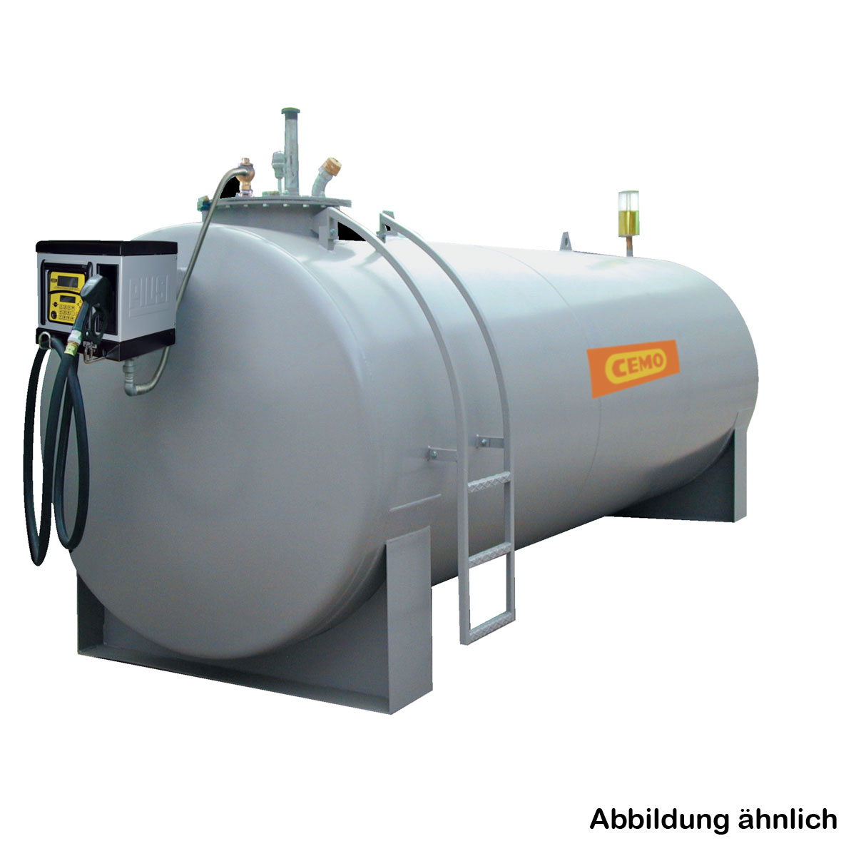 Stahltank 5000l, doppelwandig mit Elektropumpe CUBE 70 MC50